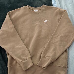 Nike Men's Tan/Beige Crewneck Sweater size M